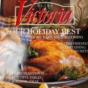 Victoria Magazine Thanksgiving November 1999 issue